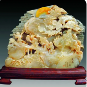 杏耀测速寿山石雕精细精到的雕刻技艺。